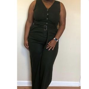 Olive Green Jumpsuit